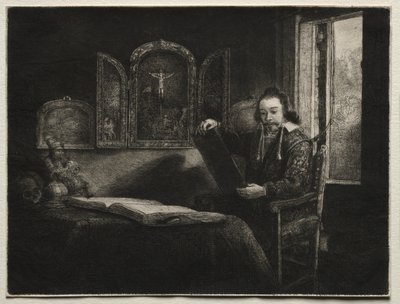 Abraham Francen, apotekare av Rembrandt van Rijn