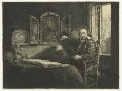 Abraham Francen, apotekare av Rembrandt van Rijn