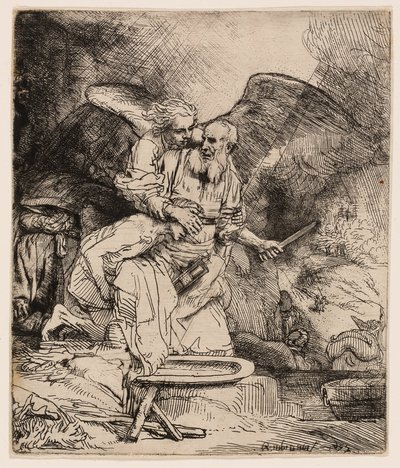 Abrahams uppoffring av Rembrandt van Rijn