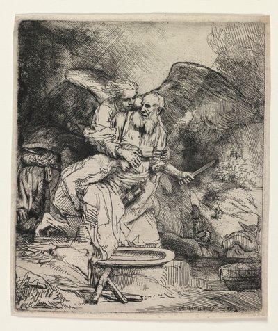 Abrahams offer, 1655. av Rembrandt van Rijn