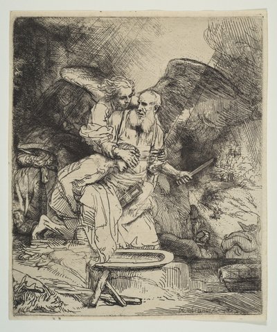 Abrahams offer, 1655. av Rembrandt van Rijn