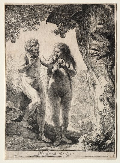 Adam och Eva av Rembrandt van Rijn