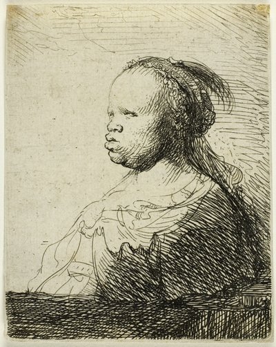 En afrikansk kvinna av Rembrandt van Rijn