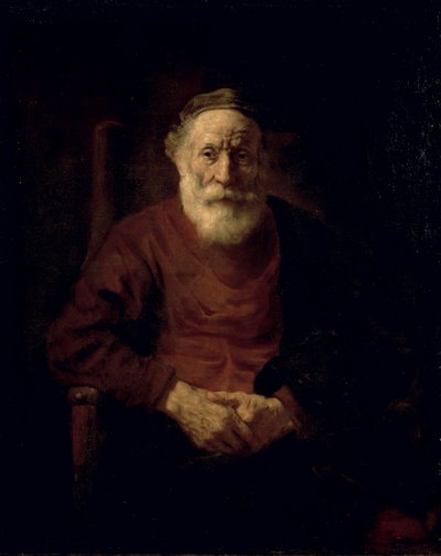 En gammal man i rött av Rembrandt van Rijn