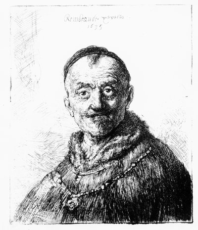 Ett orientaliskt huvud, 1635 av Rembrandt van Rijn