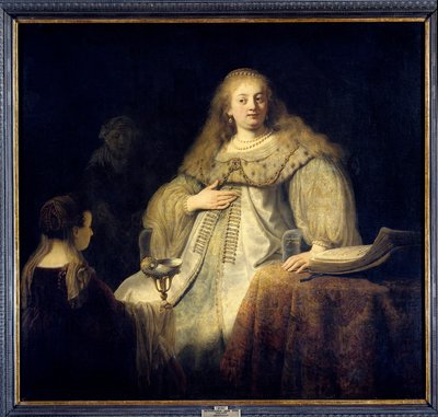 Artemis. Artemis I, drottning av staden Halikarnassus på 300-talet f.Kr. (Roughenides imperium). Målning av Rembrandt (1606-1669) av Rembrandt van Rijn