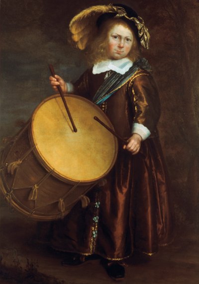 Pojke med trumma, 1600-talet av Rembrandt van Rijn