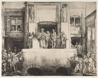 Kristus presenterad för folket, 1655. av Rembrandt van Rijn