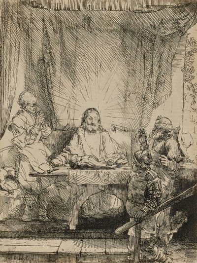 Kristus vid Emmaus av Rembrandt van Rijn