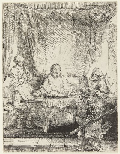 Kristus i Emmaus av Rembrandt van Rijn