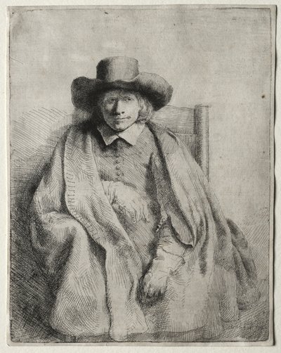 Clement de Jonghe, trycksakssäljare av Rembrandt van Rijn