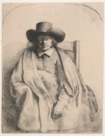 Clement de Jonghe, trycksakssäljare av Rembrandt van Rijn