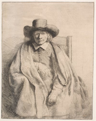 Clement de Jonghe, trycksakssäljare av Rembrandt van Rijn