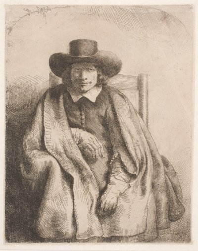 Clement de Jonghe, trycksakssäljare av Rembrandt van Rijn