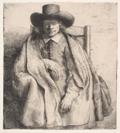 Clement de Jonghe, trycksakssäljare av Rembrandt van Rijn