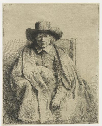 Clement de Jonghe, trycksakssäljare av Rembrandt van Rijn