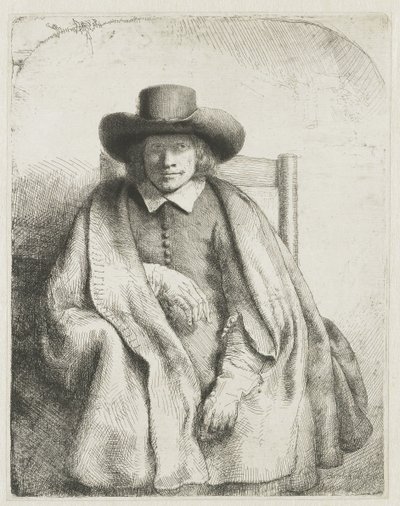 Clement de Jonghe, trycksakssäljare av Rembrandt van Rijn