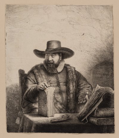 Cornelis Claesz. Anslo, predikant av Rembrandt van Rijn