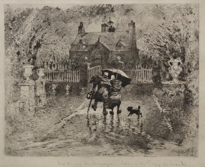 Lantliga grannar av Rembrandt van Rijn