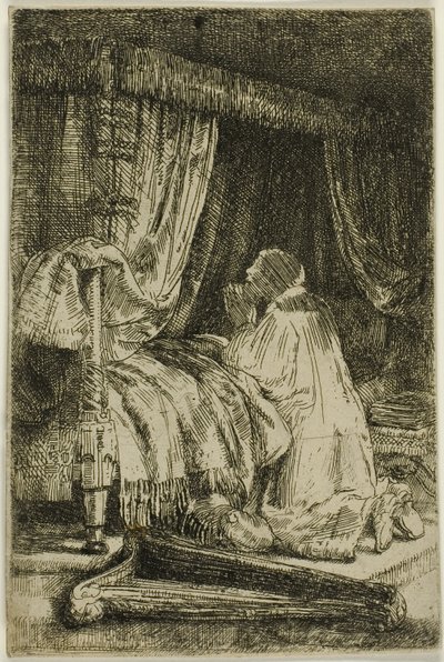 David i bön av Rembrandt van Rijn