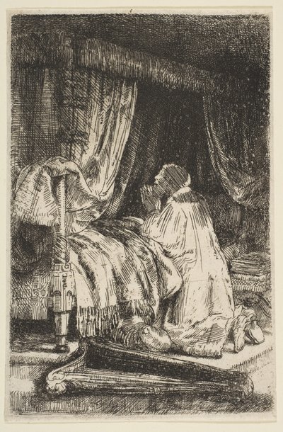 David i bön, 1652. av Rembrandt van Rijn