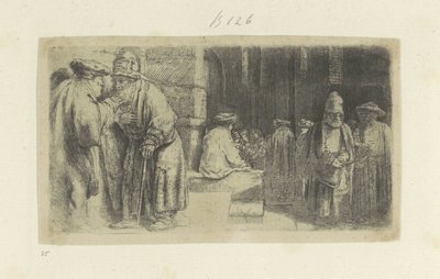 De Farizeeers i de Tempel Samling av åttiofem originaltryck (serietitel) av Rembrandt van Rijn