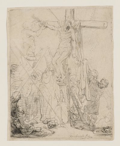 ”Nedtagningen från korset”, en skiss av Rembrandt van Rijn