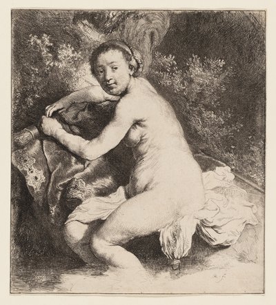 Diana vid badet av Rembrandt van Rijn