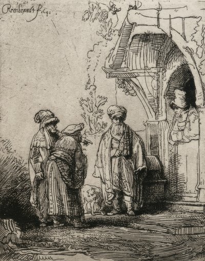 De tre orientalerna av Rembrandt van Rijn