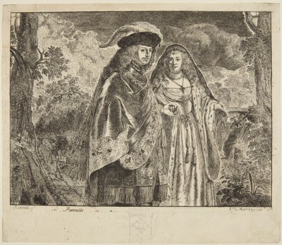 Kallad ”Mannen med den vita fjädern” av Rembrandt van Rijn