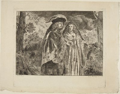 Mannen med den vita fjädern av Rembrandt van Rijn