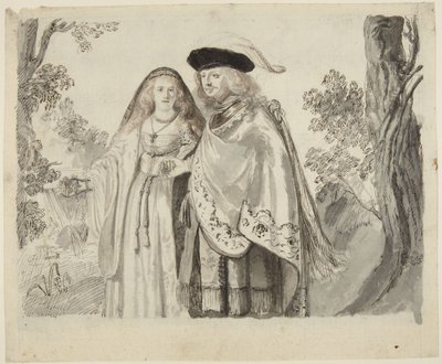 Mannen med den vita fjädern av Rembrandt van Rijn