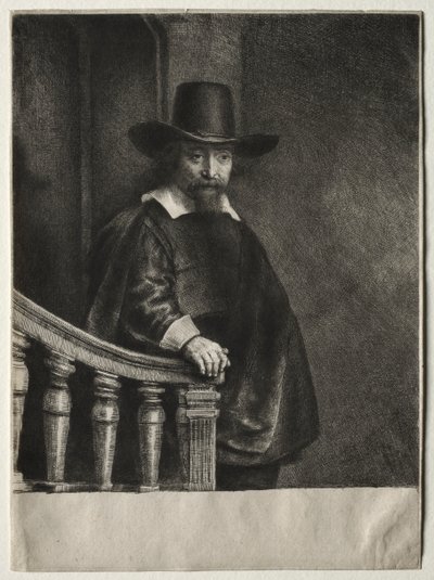 Ephraim Bonus, judisk läkare av Rembrandt van Rijn