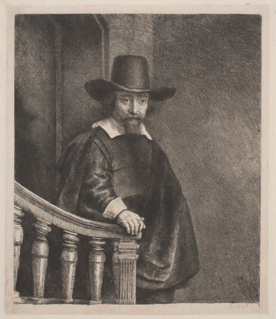 Ephraim Bonus, judisk läkare av Rembrandt van Rijn