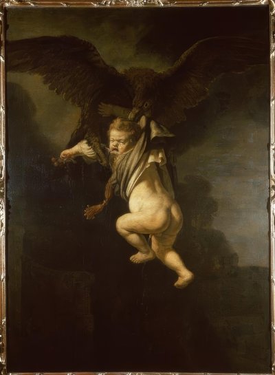 Ganymedes i örnens klor av Rembrandt van Rijn