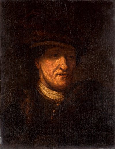 Head of a Man, c.1825 av Rembrandt van Rijn