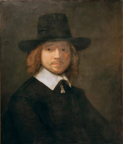 Porträtt av en gentleman av Rembrandt van Rijn