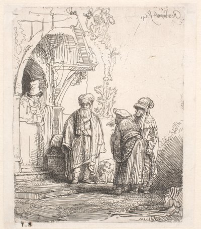 Jakob och Laban () av Rembrandt van Rijn