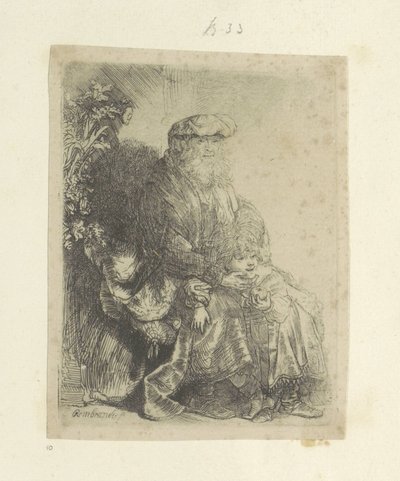 Jacob liefkos Benjamin Samling av åttiofem originaltryck (serietitel) av Rembrandt van Rijn