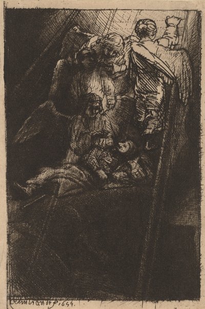 Jakobs stege, 1655. av Rembrandt van Rijn