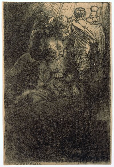 Jakobs stege, illustration till ”La Piedra Gloriosa” av Rembrandt van Rijn