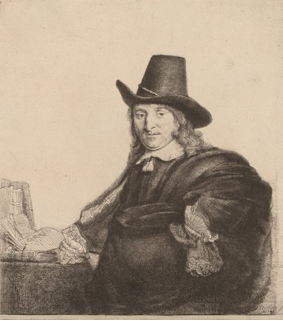 Jan Asselijn, c. 1647. av Rembrandt van Rijn