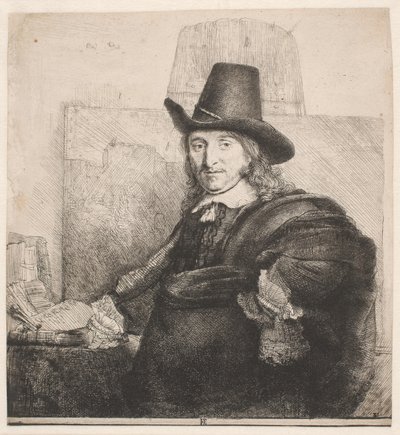 Jan Asselyn, målare av Rembrandt van Rijn