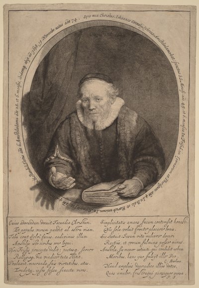 Jan Cornelisz Sylvius av Rembrandt van Rijn