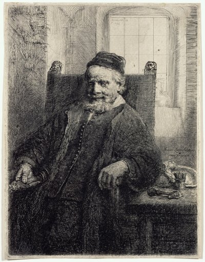 Jan Lutma, guldsmed av Rembrandt van Rijn