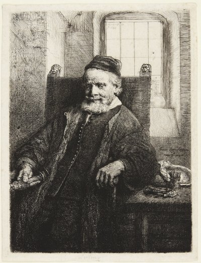 Jan Lutma, guldsmed av Rembrandt van Rijn