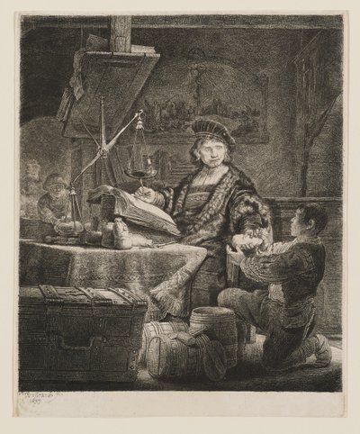 Jan Uytenbogaert, generalkassör av Rembrandt van Rijn
