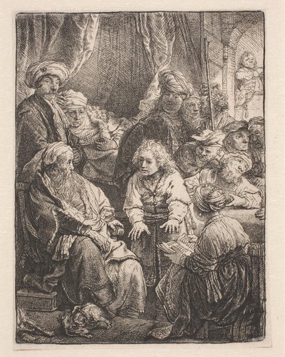 Josef berättar sina drömmar av Rembrandt van Rijn