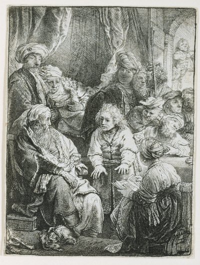 Joseph berättar sina drömmar, 1638 av Rembrandt van Rijn
