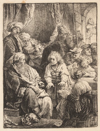 Joseph berättar sina drömmar av Rembrandt van Rijn